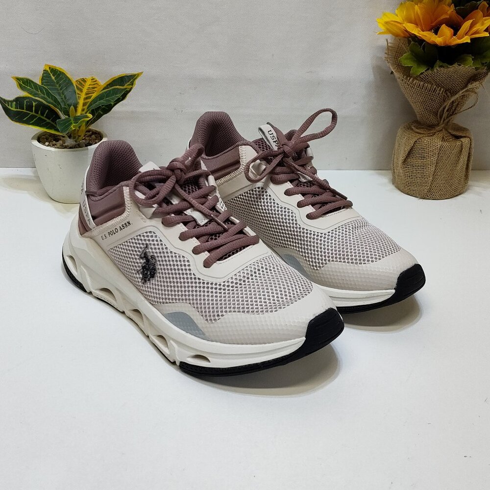 U.S. Polo Assn. NICAL-ML Sporty Athletic Sneakers Mesh Upper WMNS US 10 EUR 42